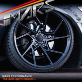 MARS MP - T4 Gloss Black 20 Inch Twist Spork Concave Alloy Wheels Rims - Mars Performance