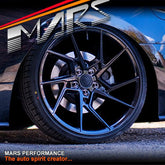 MARS MP - T4 Gloss Black 20 Inch Twist Spork Concave Alloy Wheels Rims 5x114.3 - Mars Performance
