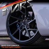 MARS MP - T4 Gloss Black 20 Inch Twist Spork Concave Alloy Wheels Rims 5x120 - Mars Performance