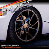 MARS MP - T4 Hyper Black 19 Inch Twist Spork Concave Alloy Wheels Rims 5x120 - Mars Performance