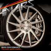 MARS MP - TW Silver 4x 19 Inch Twist Concave Stag Alloy Wheels Rims 5x112 - Mars Performance