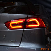 MARS Performance Smoked Red 3D LED Tail lights for Mitsubishi Lancer CJ CF & EVO X Sedan 2007 - 2019 - Mars Performance