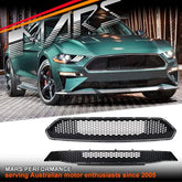 Matt Black Bullitt Front Bumper Bar Grill Grille Bodykit for Ford Mustang FN 2018 - 2022 - Mars Performance