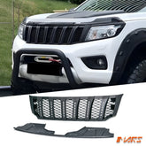Matt Black GT Stripe Front Bumper Bar Grille Bodykit for Nissan NAVARA UTE NP300 D23 2015 - 2020 - Mars Performance