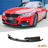 Matt Black Performance Front bumper bar Lip Spoiler Bodykit for BMW 3 - Series F30 F31 M Tech M Sport 2012 - 2018 - Mars Performance