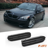 Matt Black Side Fender Guard Air Vent Trim for BMW E60 M5 2004 - 2010 - Mars Performance