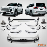 Modellista Style Bumper Bar Bodykit & Wheel Arches for Toyota Landcruiser 300 Series Sahara ZX 2021+ - Mars Performance