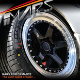 MP - SP 18 Inch Super Concave Gloss Black Face with Deep Dish Stag Alloy Wheels Rims 5 x 114.3 - Mars Performance