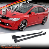 Mugen RR Style Lower Side Skirts Bodykit for Holda Civic FD 2006 - 2012 4 doors Sedan, Jap Spec only - Mars Performance