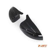 (Non - Track Change / Blind Spot Assist) Gloss Black Replacement Mirror Cover caps Bodykit for AUDI A3 S3 RS3 8V 2013 - 2019 - Mars Performance
