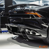 NOVITEC Style Carbon Fibre Rear Bumper Bar Diffuser Bodykit for Lamborghini Huracan LP - 610 - Mars Performance