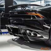 NOVITEC Style Carbon Fibre Rear Bumper Bar Diffuser Bodykit for Lamborghini Huracan LP - 610 - Mars Performance
