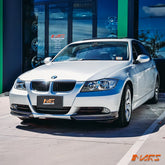 Performance Carbon Fibre Front Bumper Splitter Lips Bodykit Spoiler for BMW 3 - Series E90 E91 Pre LCI 2005 - 2008 - Mars Performance