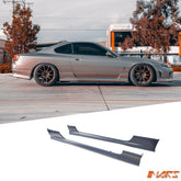 Plastic JDM Aero Style 2 Pieces Side Skirts Bodykits for Nissan 200SX Silvia S15 - Mars Performance