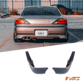 Plastic JDM Aero Style Rear Bumper Bar Corner Splitter Pods Bodykits for Nissan 200SX Silvia S15 - Mars Performance