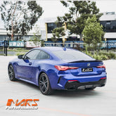 PSM Style Carbon Fibre Rear trunk boot lip Spoiler Wing Bodykit for BMW 4 Series G22 Coupe & G82 M4 - Mars Performance