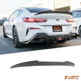 PSM Style Carbon Fibre Rear Trunk Lip Spoiler Wing Bodykit for BMW 8 Series G16 Gran Coupe & M8 F93 2019 - 2023 - Mars Performance