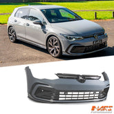 R - line Style Front Bumper Bar Bodykit with Grill for Volkswagen VW Golf VIII MK - 8 2021 - 2024 - Mars Performance