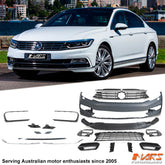 R Line Style Front Bumper bar Bodykit with Grill for VolksWagen VW Passat B8 2015 - 2019 - Mars Performance