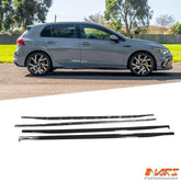 R - Line Style Lower Side Skirts Spoiler Bodykit for Volkswagen VW Golf VIII MK - 8 2021 - 2024 - Mars Performance