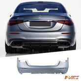 Rear Bumper Bar Cover Bodykit for Mercedes - Benz W223 S - Class 2021 - 2024 & S63 AMG - Mars Performance