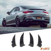 Rear Bumper Bar Side Blade Vent Canards Aero Bodykits for Mercedes - Benz CLA - Class C118 & CLA35 CLA45 AMG 2018 - 2025 - Mars Performance