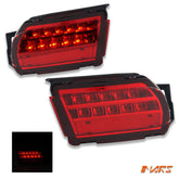 Red LED Rear Fog Brake Tail Lights for TOYOTA LANDCRUISER Prado 150 Series LC150 FJ150 2009 - 2017 - Mars Performance