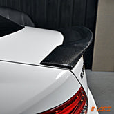 Renntech Style Carbon Fibre Rear Trunk Lip Spoiler Bodykit for Mercedes - Benz W204 C204 Coupe & C63 AMG 2011 - 2014 - Mars Performance