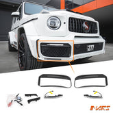 Rocket 900 Style Upper LED DRL lights for Mercedes - Benz G - Class W463A Brabus Style Front Bumper Bar Bodykit - Mars Performance