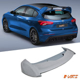 RS Style unpainted ABS Plastic Trunk Spoiler Wing Bodykit for Ford Focus SA Hatch 2018 - 2022 - Mars Performance