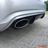 RS4 Style Rear Bumper bar Diffuser Bodykit with Exhaust Tips for AUDI A4 B8 2012 - 2015 Sedan - Mars Performance