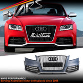 RS5 Style Front Bumper Bar Bodykit & Grill for AUDI A5 S5 8T 2008 - 2012 2 doors Coupe & 4 doors Sedan 2008 - 2012 - Mars Performance
