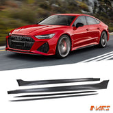 RS7 Style Lower Side Skirts Bodykit for AUDI A7 S7 4K 2019 - 2024 - Mars Performance