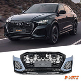 RSQ8 Style Front Bumper bar Bodykit with Gloss Black Grill for AUDI Q8 SQ8 F1 2018 - 2024 - Mars Performance