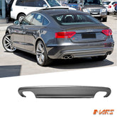S5 Style Rear Bumper bar Diffuser Bodykit with Twin Exhaust outlet for AUDI A5 8T 4 doors Sedan 2013 - 2016 - Mars Performance