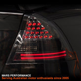 Smoked Black LED Tail Lights for Holden Commodore VY Sedan 2002 - 2004 - Mars Performance