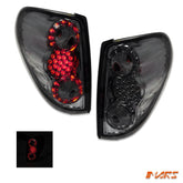 Smoked Black LED Tail lights for Mitsubishi Triton UTE ML MN 2006 - 2015 - Mars Performance