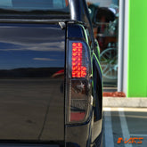 Smoked Black LED Tail lights for Nissan Navara & Frontier D40 2005 - 2014 - Mars Performance