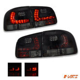 Smoked Black LED Tail lights for Volkswagen VW Touareg 7L 2003 - 2007 - Mars Performance