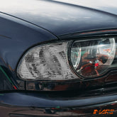 Smoked Front Corner turn signal indicator lights for BMW E46 99 - 02 Pre LCI Coupe & Convertible & M3 - Mars Performance