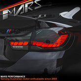 Smoked Full LED DUAL OLED Tail Lights with LED sequential indicator for BMW 4 - Series F32 F33 F36 & F82 F83 M4 & CS GTS - Mars Performance