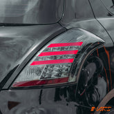 Smoked LED 3D Stripe Tail lights with LED indicators for Suzuki Swift Hatch 2011 - 2017 - Mars Performance