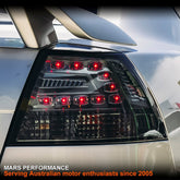 Smoked LED Tail Lights for Holden Commodore VE Sedan 2006 - 2013 - Mars Performance