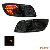 Smoked LED Tail Lights for Mazda 3 Hatchback Hatch 2003 - 2009 BK Series 1 & 2 - Mars Performance