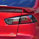 Smoked LED Tail lights for Mitsubishi Lancer CJ CF & EVO X Sedan 2007 - 2018 - Mars Performance