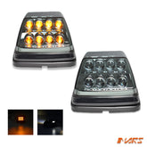 Smoked Mansory Style Front LED Turn Signal indicator Lights for Mercedes - Benz W463 G - Class 1986 - 2018 & E55 E63 AMG - Mars Performance