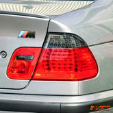 Smoked Red LED Tail Lights for BMW 3 - Series E46 2002 - 2004 LCI Update 4 doors Sedan - Mars Performance