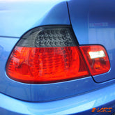 Smoked Red LED Tail Lights for BMW 3 - Series E46 2D Coupe 2003 - 2005 LCI Update - Mars Performance