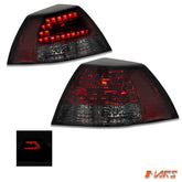 Smoked Red LED Tail Lights for Holden Commodore VE Sedan 2006 - 2013 - Mars Performance