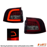 Smoked Red LED Tail lights for Holden Commodore VE & VF 5 doors Wagon - Mars Performance
